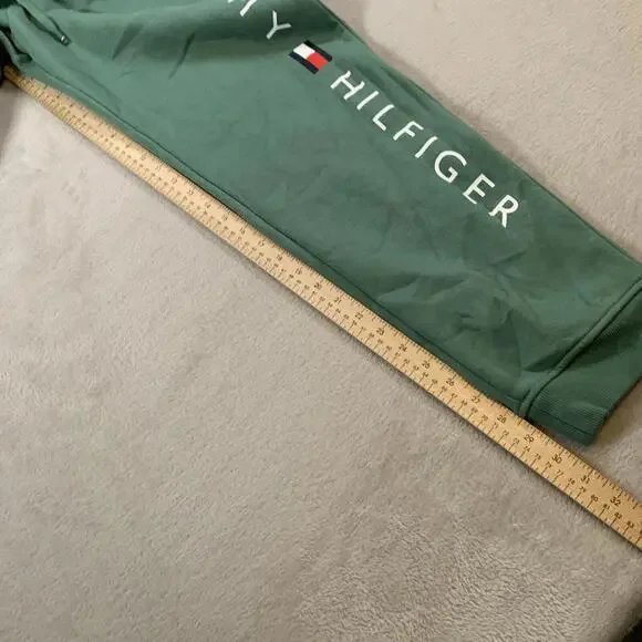 Tommy Hilfiger Pants Mens Size Large‎ Green Sweat Pant Joggers Cotton Blend NEW - Picture 7 of 9